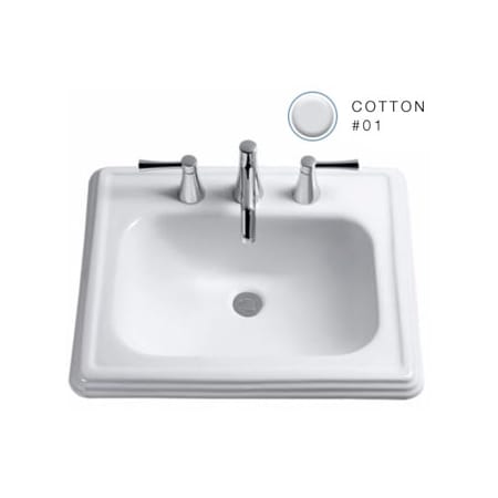 A large image of the TOTO LT531.8 Cotton