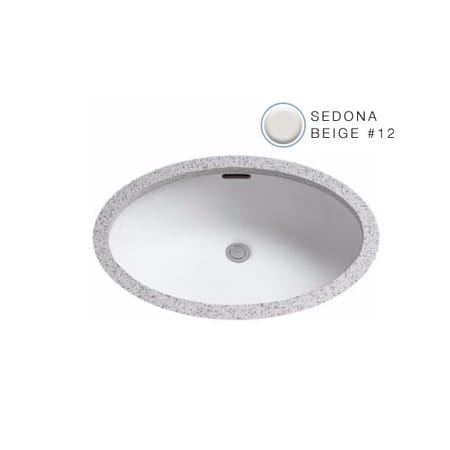 A large image of the TOTO LT548G Sedona Beige