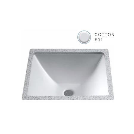 A large image of the TOTO LT624G Cotton