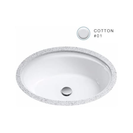 A large image of the TOTO LT643 Cotton