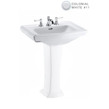 A large image of the TOTO LT780.4 Colonial White