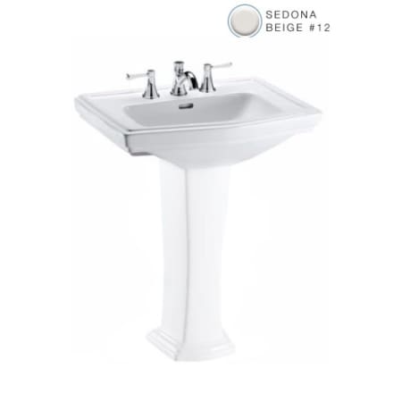 A large image of the TOTO LT780.8 Sedona Beige