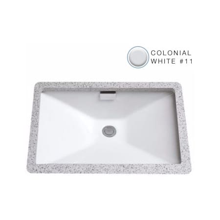 A large image of the TOTO LT931 Colonial White