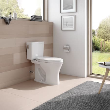 toto drake close coupled ms746124cemfg toilet