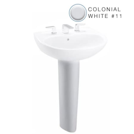 A large image of the TOTO PT243 Colonial White