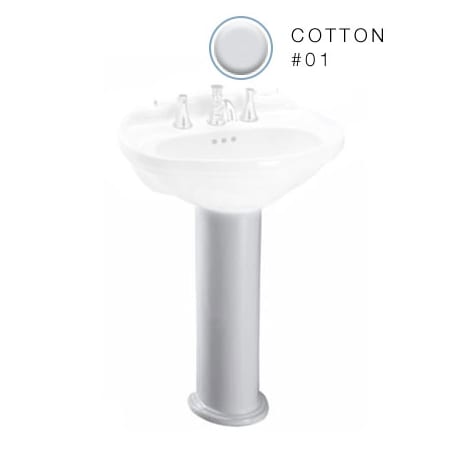 A large image of the TOTO PT754 Cotton