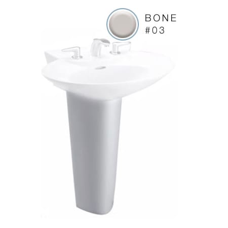A large image of the TOTO PT908N Bone