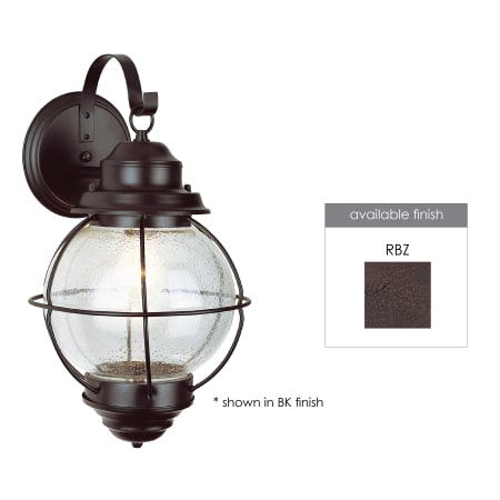 A large image of the Trans Globe Lighting 69900 Rustic Bronze
