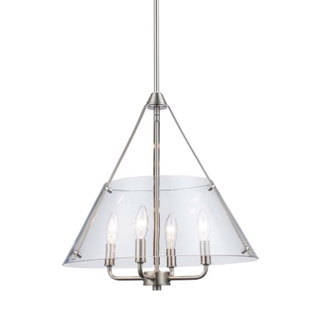 A large image of the Trans Globe Lighting 11584 Brushed Nickel