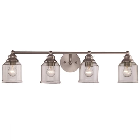 A large image of the Trans Globe Lighting 22064 Brushed Nickel