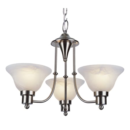 A large image of the Trans Globe Lighting 6544 Brushed Nickel