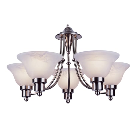 A large image of the Trans Globe Lighting 6545 Brushed Nickel