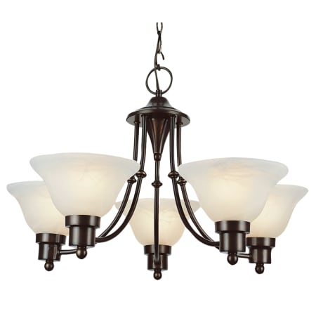 A large image of the Trans Globe Lighting 6545 Weathered Bronze