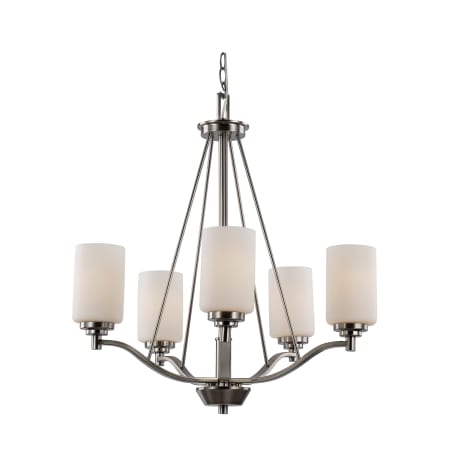 A large image of the Trans Globe Lighting 70525 Brushed Nickel