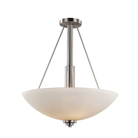 A large image of the Trans Globe Lighting 70528-1 Brushed Nickel