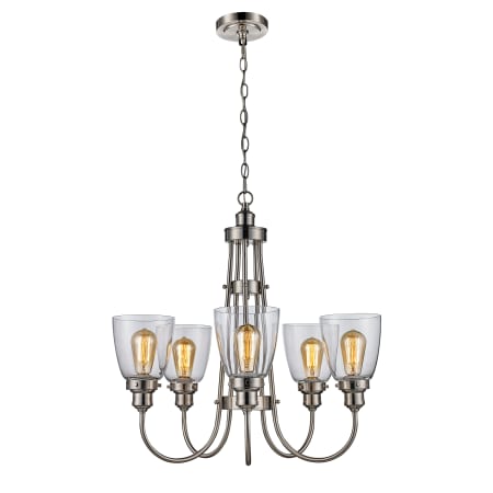A large image of the Trans Globe Lighting 70837 Brushed Nickel