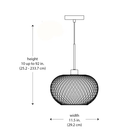 A large image of the Trans Globe Lighting PND-2167 Alternate Image