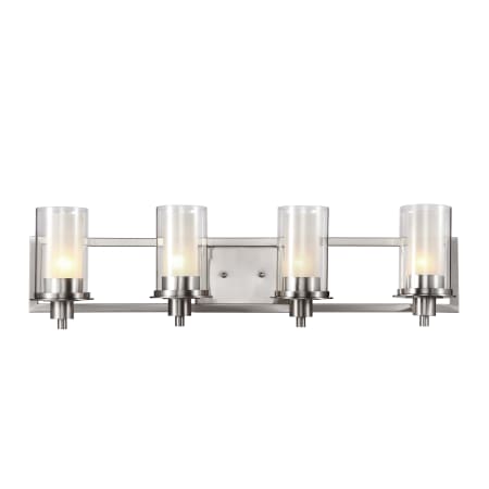 A large image of the Trans Globe Lighting 20044 Brushed Nickel