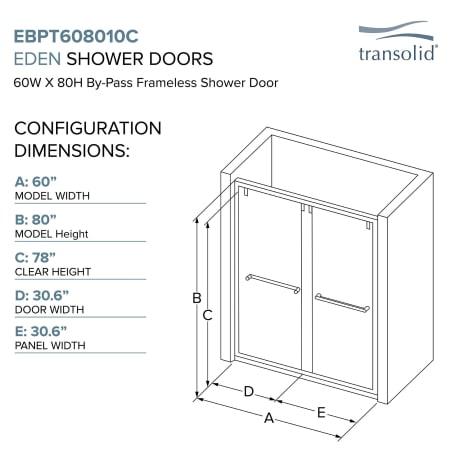 A large image of the Transolid EBPT608010C-J Alternate Image