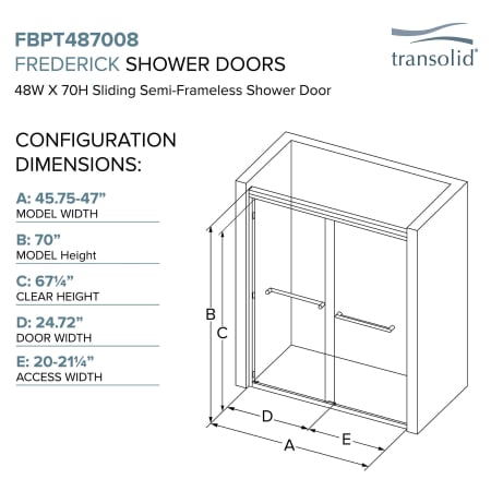 A large image of the Transolid FBPT487008C-S Alternate Image