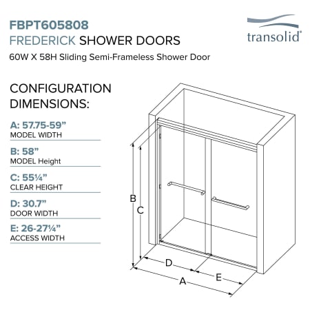 A large image of the Transolid FBPT605808C-R Alternate Image