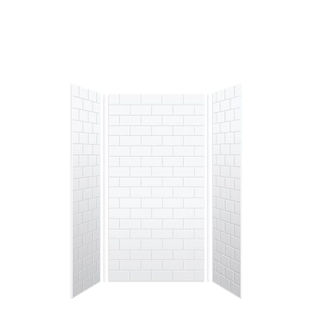 A large image of the Transolid SWK363672 White Subway Tile