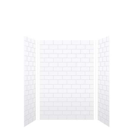 A large image of the Transolid SWK483672 White Subway Tile