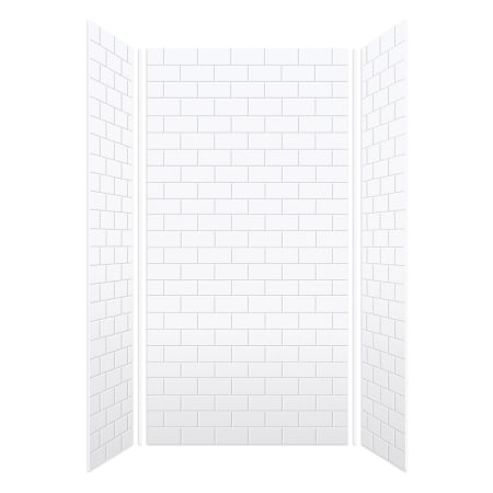 A large image of the Transolid SWK483696 White Subway Tile
