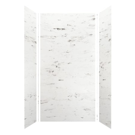A large image of the Transolid SWK483696 White Venito Velvet