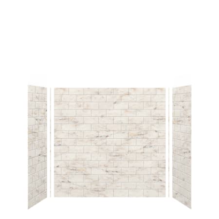 A large image of the Transolid SWK603660 Biscotti Marble Subway Tile
