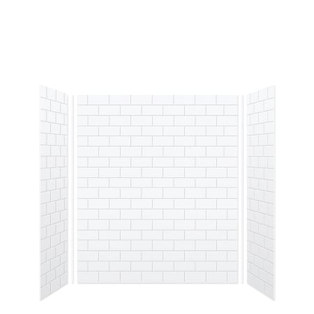 A large image of the Transolid SWK603672 White Subway Tile