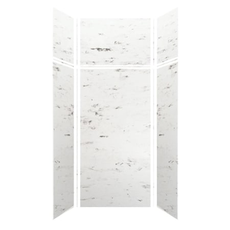 A large image of the Transolid SWKX36367224 White Venito Velvet