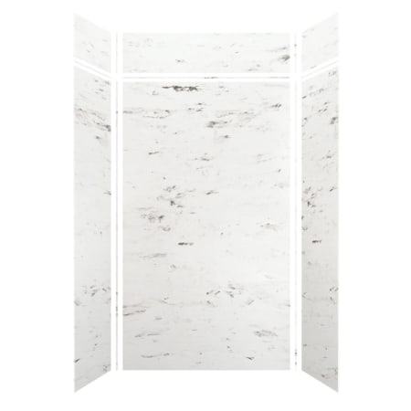 A large image of the Transolid SWKX48368412 White Venito Velvet