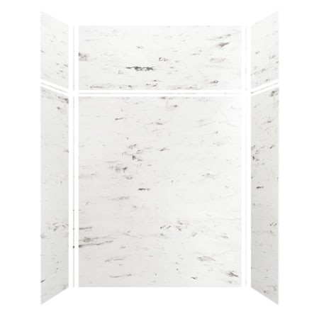 A large image of the Transolid SWKX60367224 White Venito Velvet