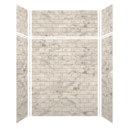 A large image of the Transolid SWKX60367224 Sand Creme Subway Tile