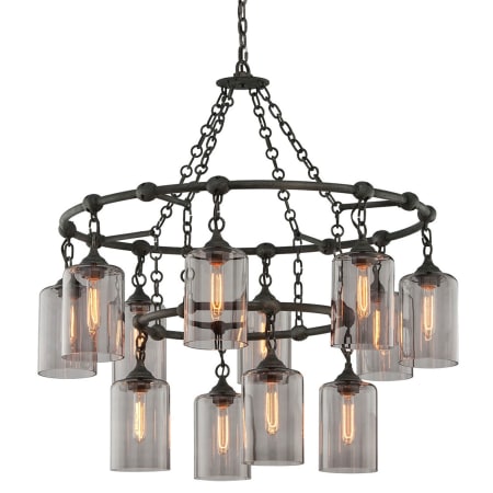 A large image of the Troy Lighting F4425 Aged Silver