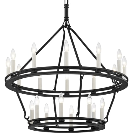 A large image of the Troy Lighting F6238 Textured Black