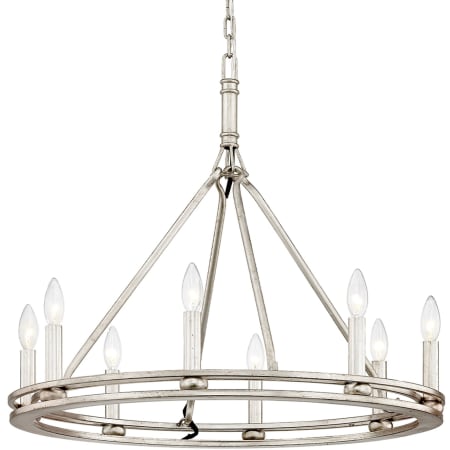 A large image of the Troy Lighting F6246 Champagne Silver Leaf