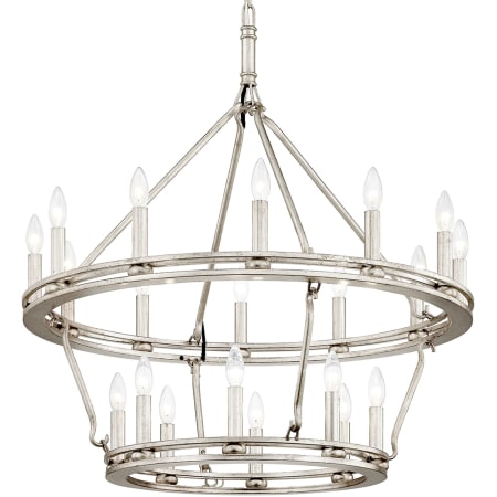 A large image of the Troy Lighting F6248 Champagne Silver Leaf