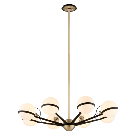 A large image of the Troy Lighting F5304 Textured Bronze and Brushed Brass