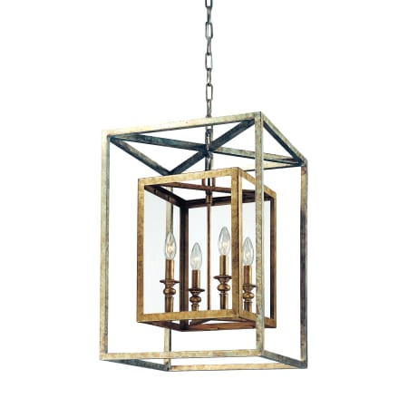 A large image of the Troy Lighting F9994 Gold Silver Leaf