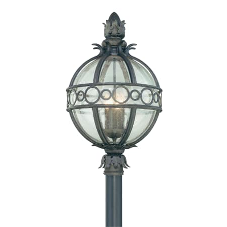 A large image of the Troy Lighting P5007 Campanile Bronze
