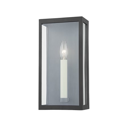 A large image of the Troy Lighting B1031 Texture Black / Weathered Zinc
