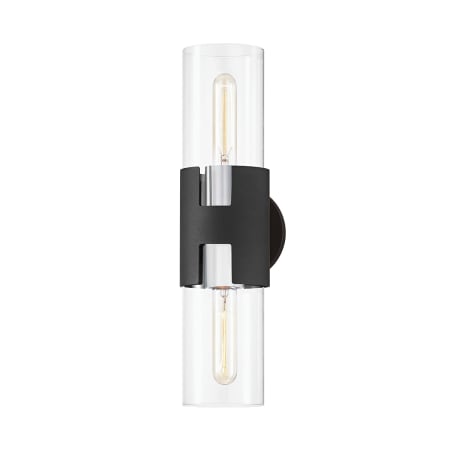 A large image of the Troy Lighting B3231 Polished Nickel / Texture Black