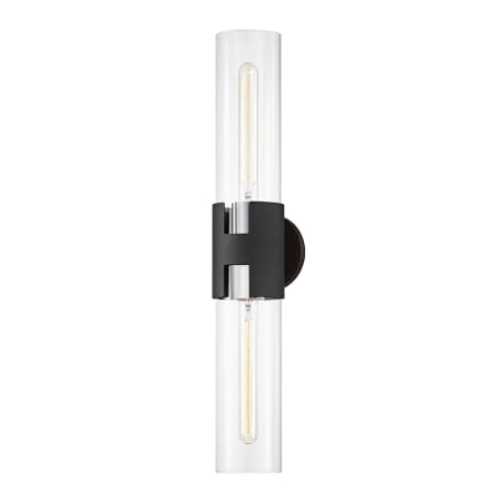A large image of the Troy Lighting B3232 Polished Nickel / Texture Black
