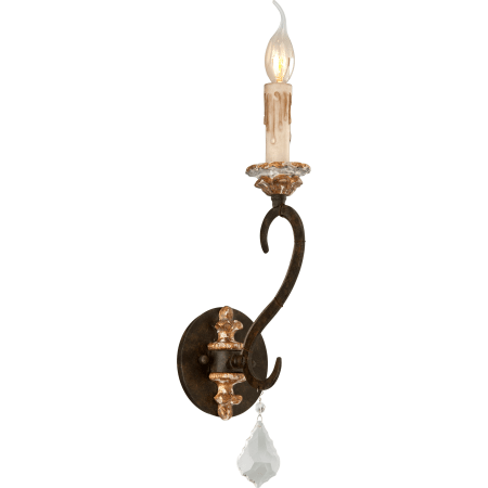 A large image of the Troy Lighting B3511 Parisian Bronze with Distressed Gold Leaf