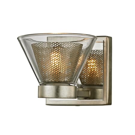 A large image of the Troy Lighting B5831 Silver Leaf / Polished Chrome Accents