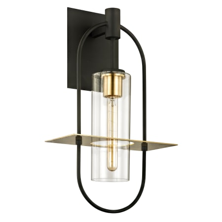 A large image of the Troy Lighting B6393 Dark Bronze / Brushed Brass