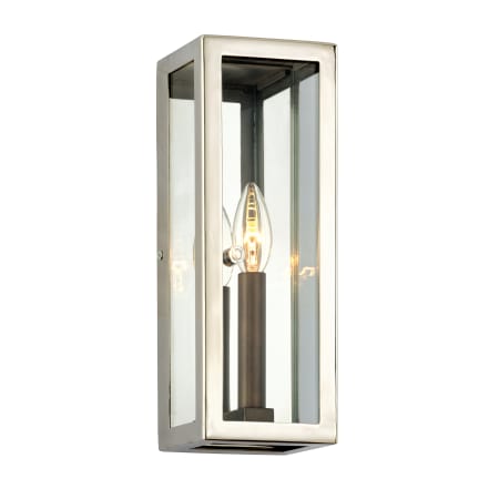 A large image of the Troy Lighting B6511 Bronze / Polished Stainless Steel