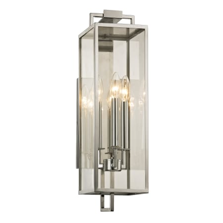 A large image of the Troy Lighting B6532 Polished Stainless Steel